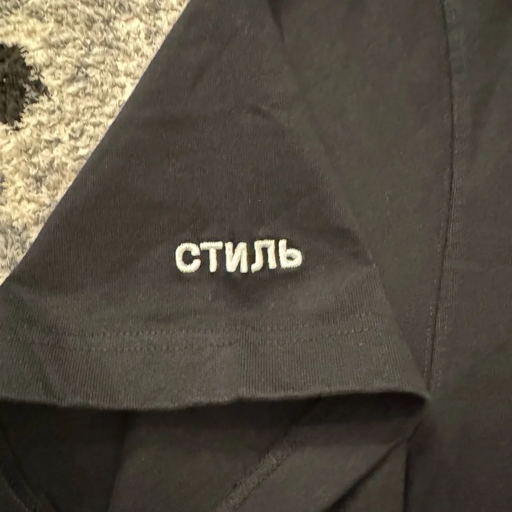 Heron Preston Black Tee T-shirt BRAND NEW - Picture 4 of 8